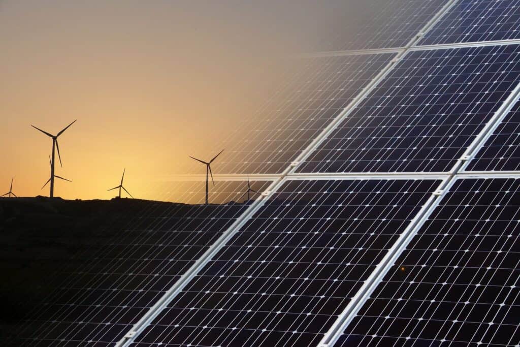 Erneuerbare Energien wie Windräder und Solaranlagen sind unsere Zukunft