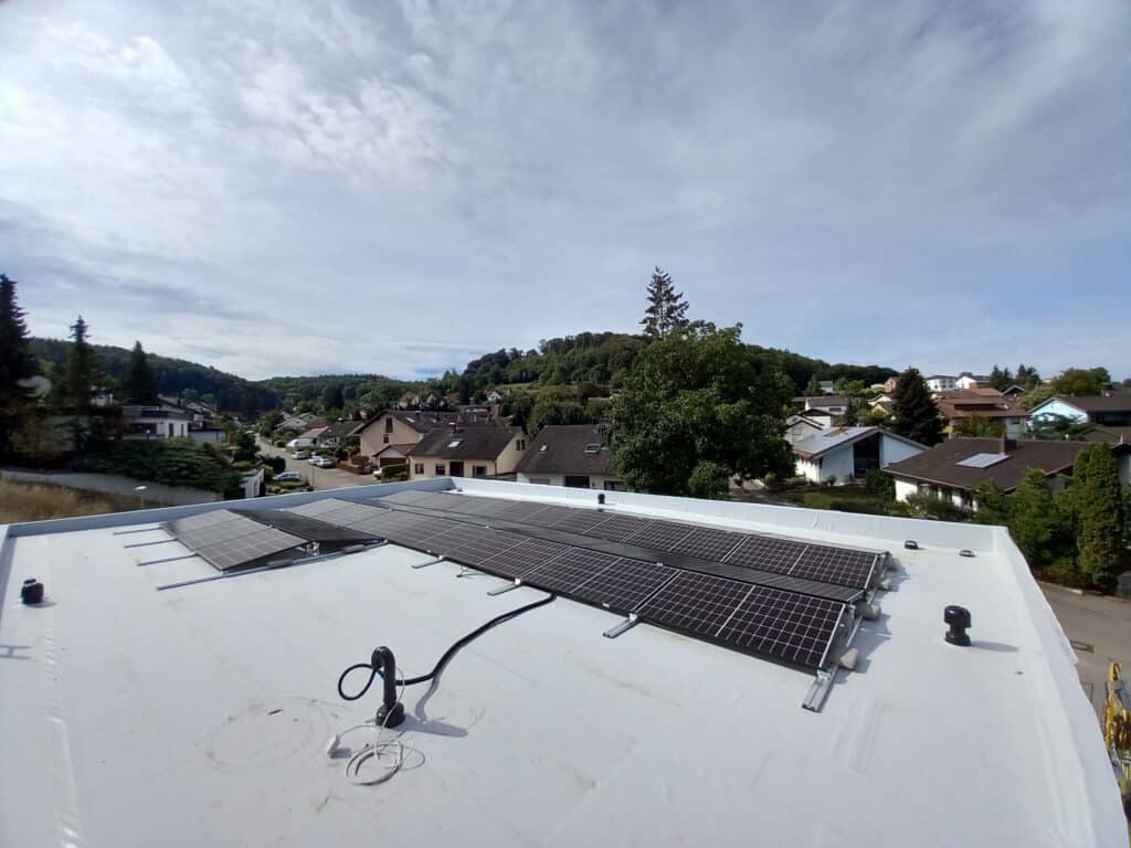 13,6 kWp Flachdach-Solaranlage in Knittlingen